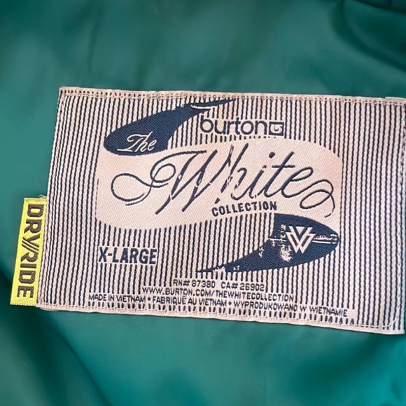 BURTON the whites collection dry ride Snow jacket - Picture 8 of 14